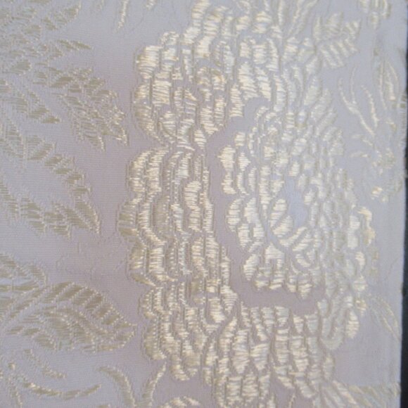 Champagne Cotton & Silk Tablecloth, Decorative, New/Vintage, - Picture 2 of 14